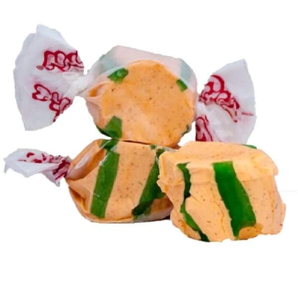 Salt Water Taffy-Chilli Mango Taffy Town 3kg - Bulk Candy Buffet Colour_Green Colour_Orange Gluten Free