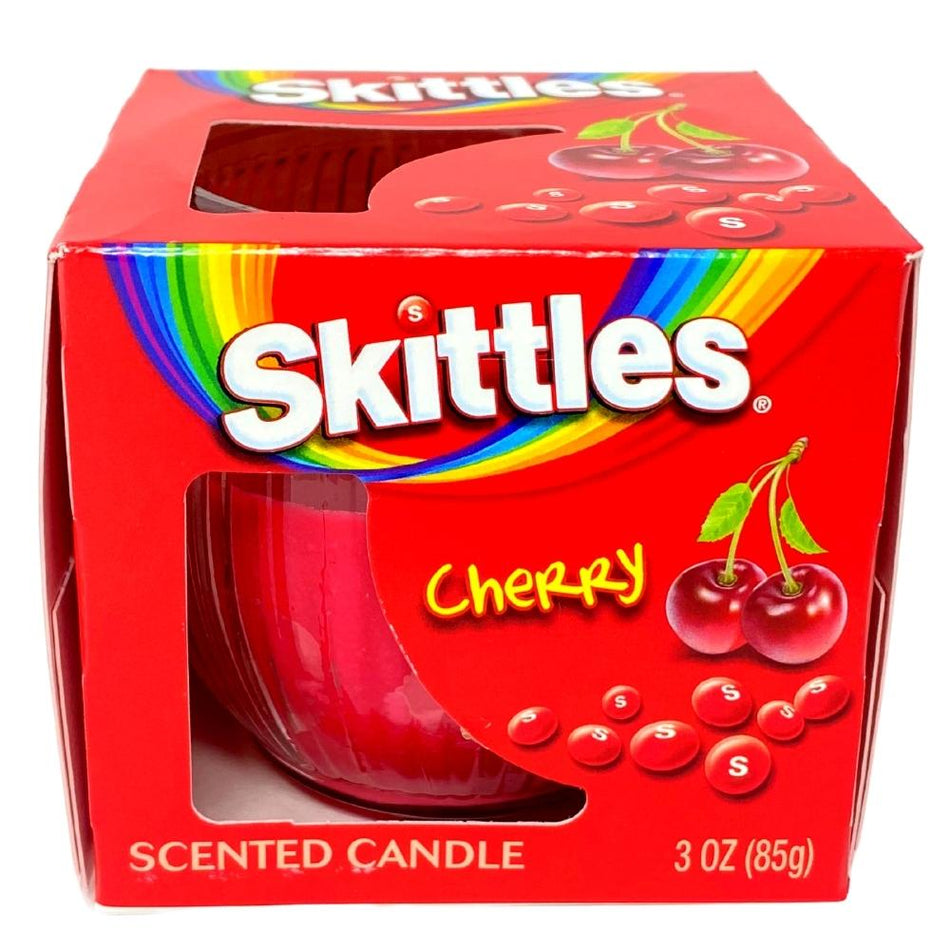 Skittles Scented Candle Cherry