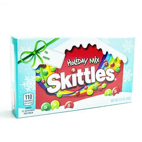 Skittles Holiday Mix Theater Pack Christmas Candy Candy Funhouse CA