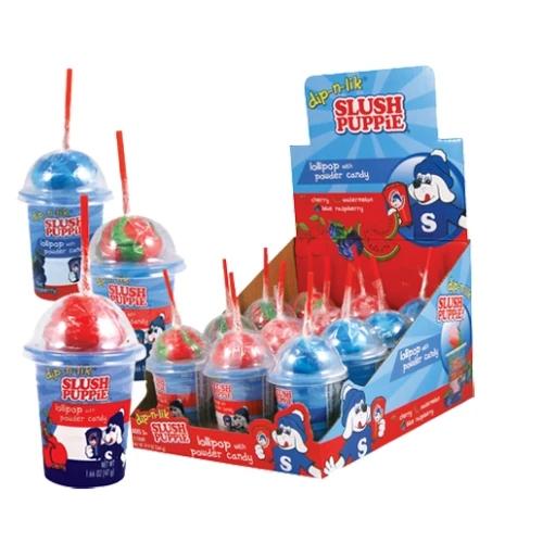 Slush Puppie Dip-N-Lik Lollipop with Powdered Candy