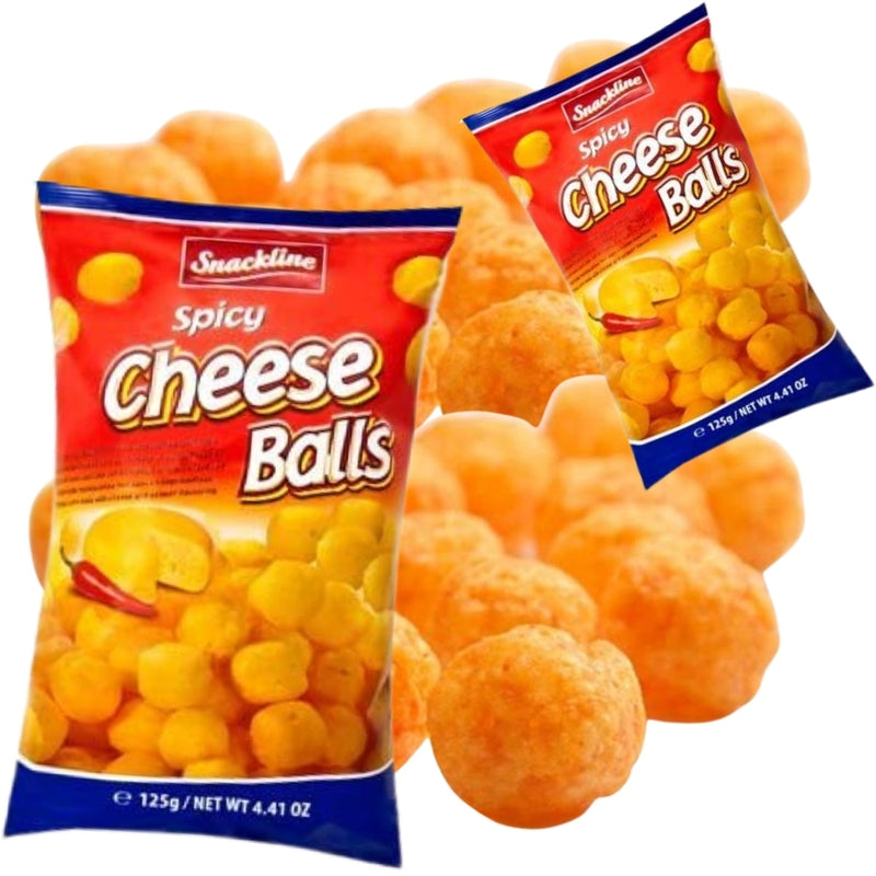 Snackline Spicy Cheese Balls - 125g