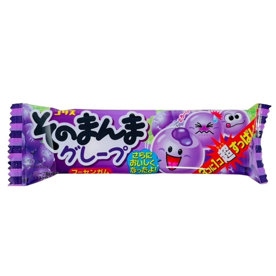 Sonomanma Chewing Gum Grape (Japan) - Japanese Candy - Grape Candy - Chewing Gum - Bubble Gum - Japan Sonomanma Chewing Gum Grape - Japan Candy