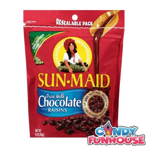 Sun-Maid Pure Milk Chocolate Covered Raisins-225 g