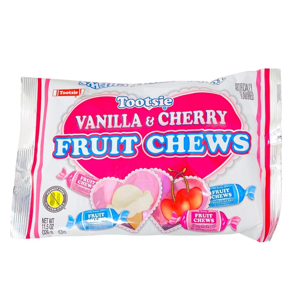 Tootsie Roll Vanilla & Cherry Fruit Chews 11.5oz Candy Funhouse