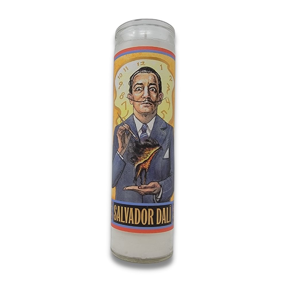 Salvador Dali Secular Saint Candle Candy Funhouse Candy Funhouse CA