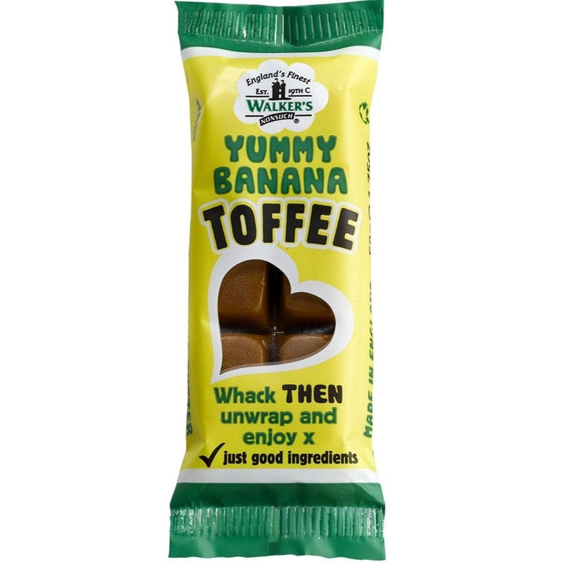 Walker's Nonsuch Yummy Banana Toffee Bar 50g Candy Funhouse Online Candy Shop