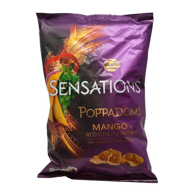 Walkers Sensations Poppadoms Mango & Red Chilli Chutney - 82.5g Candy Funhouse Online Candy Shop