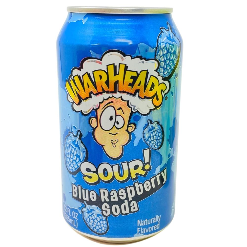 Warheads Sour Blue Raspberry Soda 355ml Candy Funhouse Candy Funhouse Ca 5917