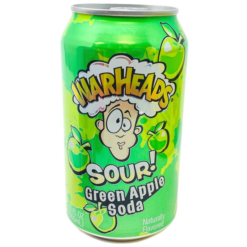 Warheads Sour Green Apple Soda