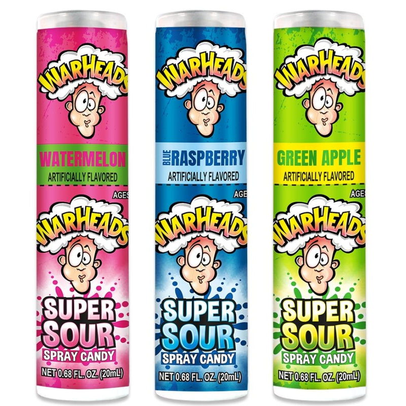Warheads Super Sour Spray Candy 1pc
