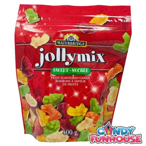 Waterbridge Jolly Mix Sweet-UK Waterbridge 420g - British Christmas Candy Colour_Red Origin_British Peg Bag