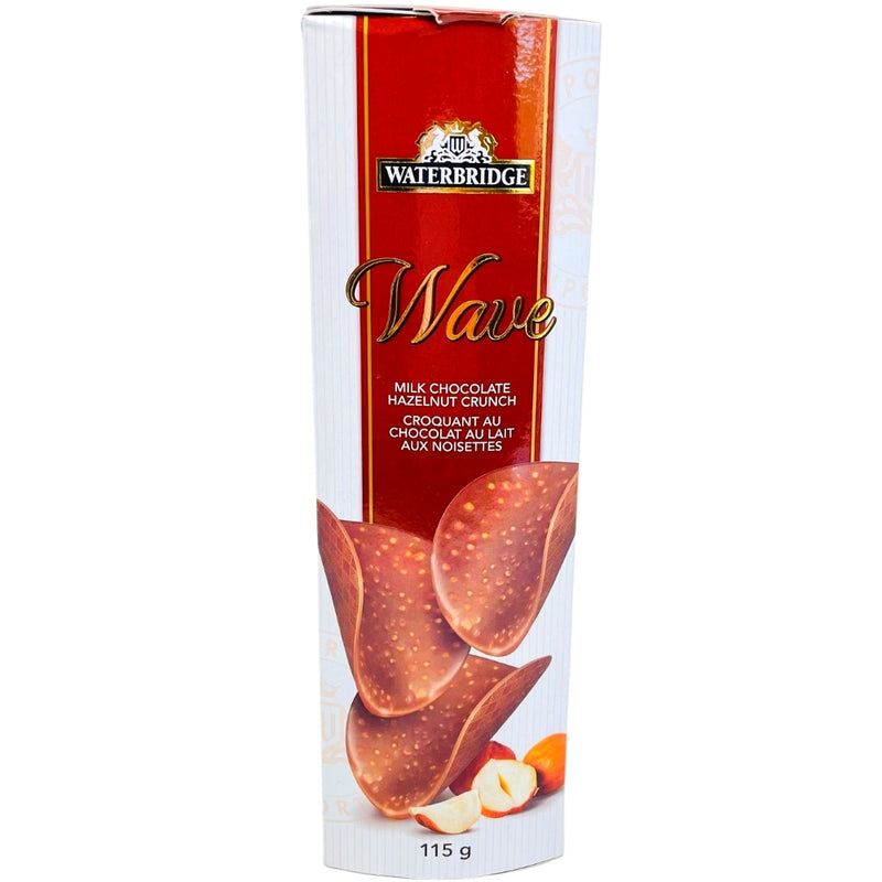 Waterbridge Wave Milk Chocolate Hazelnut Crunch - 115g