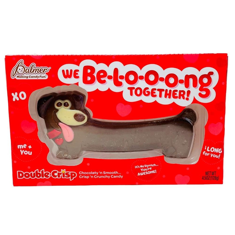 Valentines We Be-Long Dog Double Crisp Chocolate - 4.5oz