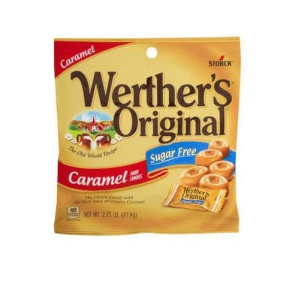 Werthers Original Sugar Free Caramel Hard Candies Werthers Original 120g - Caramel German hard candy Origin_German Sugar Free