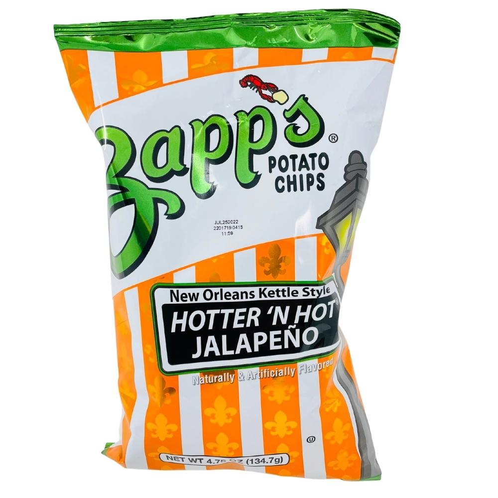 Zapp's Kettle Hotter N Hot Jalapeno Chips 4.75oz Candy Funhouse Candy Funhouse CA
