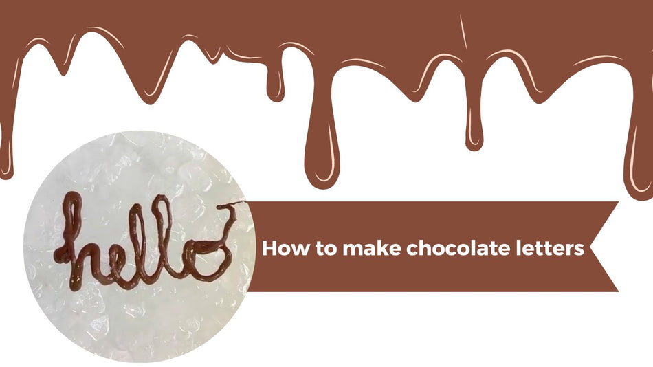 How to Make Chocolate Letters for Cakes | Candy Funhouse – Candy ...