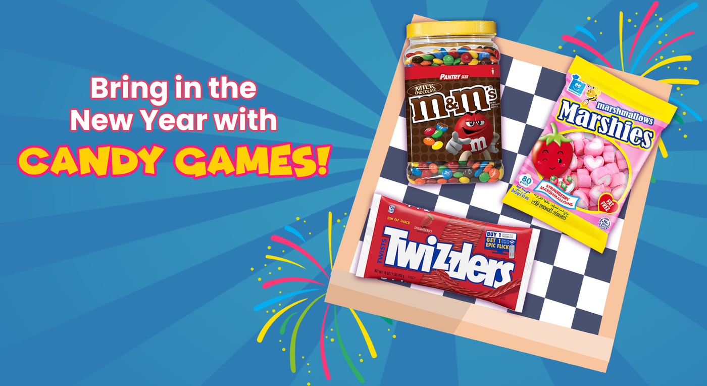 Bring in the New Year with Candy Games!