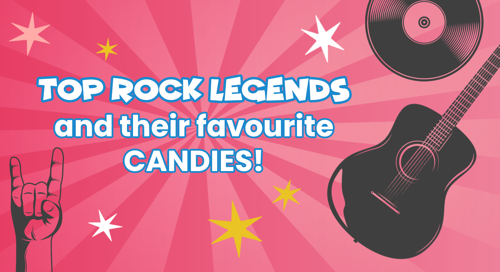 Top Rock Legends and Their Favourite Candies