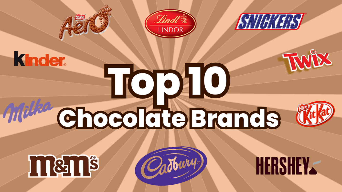 Top 10 Chocolate Brands National Candy Month! Candy Funhouse CA