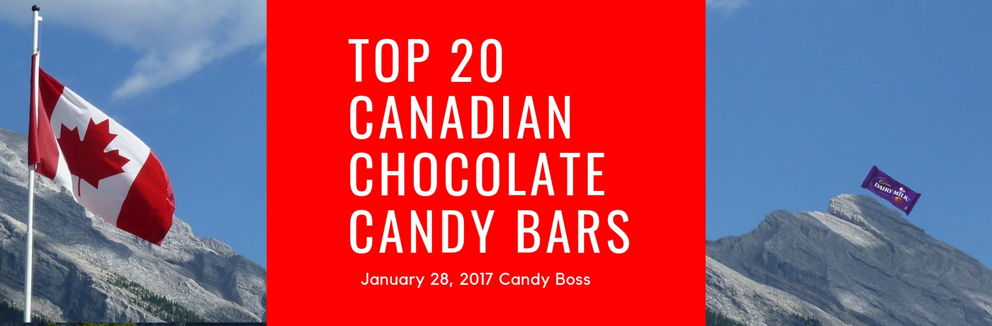 Top 20 Canadian Chocolate Bars - Canadian Candy Bars