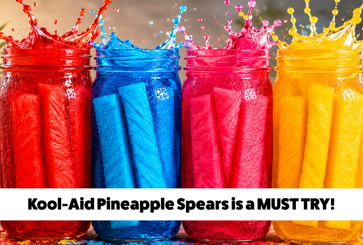 Kool-Aid pineapple trend Canada — how to make viral Kool-Aid pineapple at home using Kool-Aid from Candy Funhouse