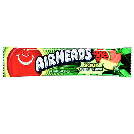 Airheads Sour Watermelon Punch - 0.55ozv