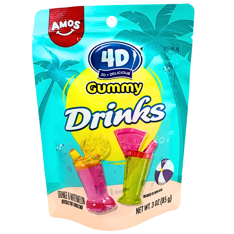 No.1332 TG CANDY 100g 3個 4D Gummy Drinks - 3oz | Candy Funhouse – Candy Funhouse CA