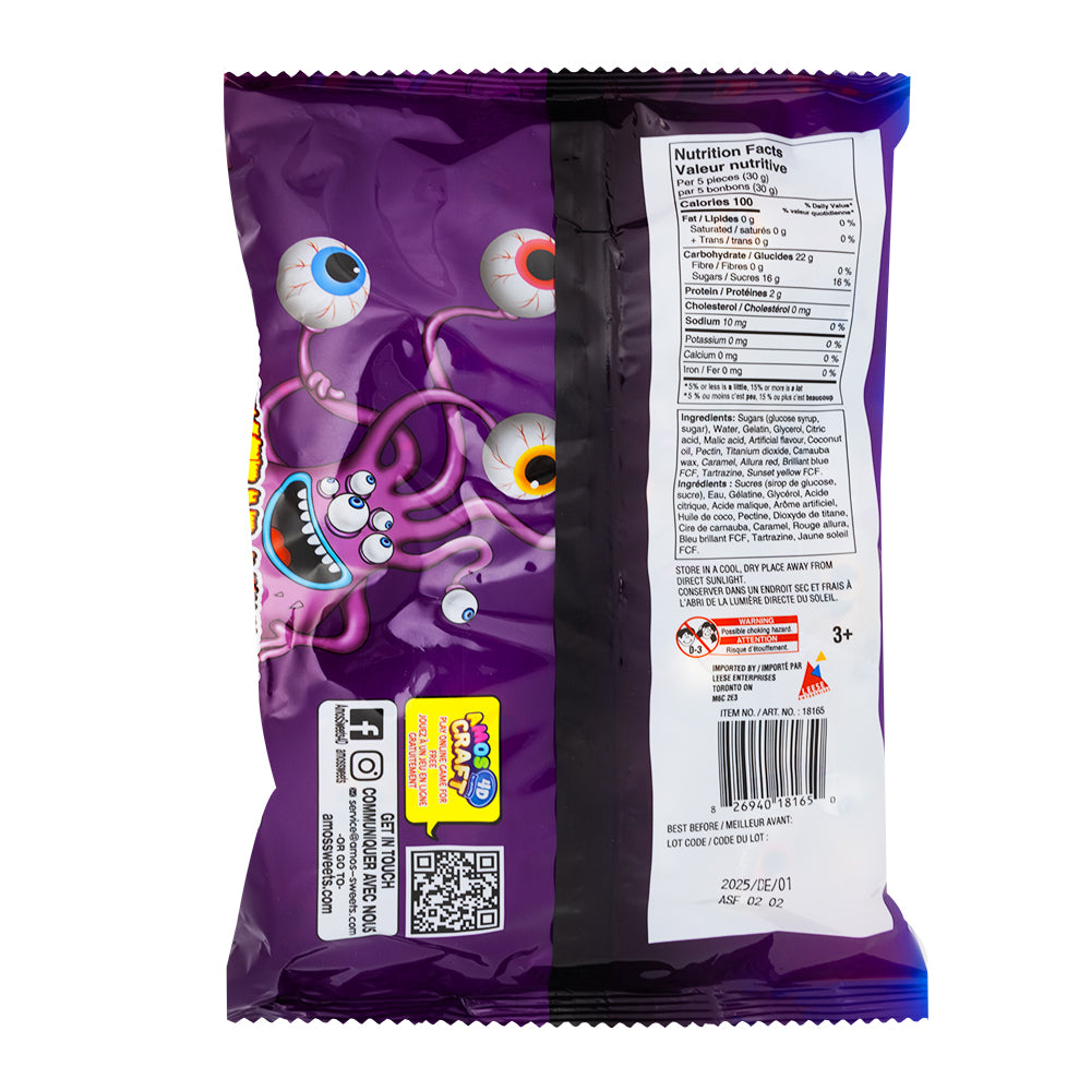 4D Gummy Eyeballs - 40ct  Nutrition Facts Ingredients
