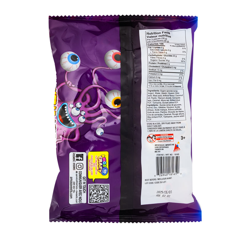 4D Gummy Eyeballs - 40ct  Nutrition Facts Ingredients - 4D Gummy Eyeballs - Gummy - Gummies - Gummy Eyeballs - Eyeball Gummy - Eyeball Gummies