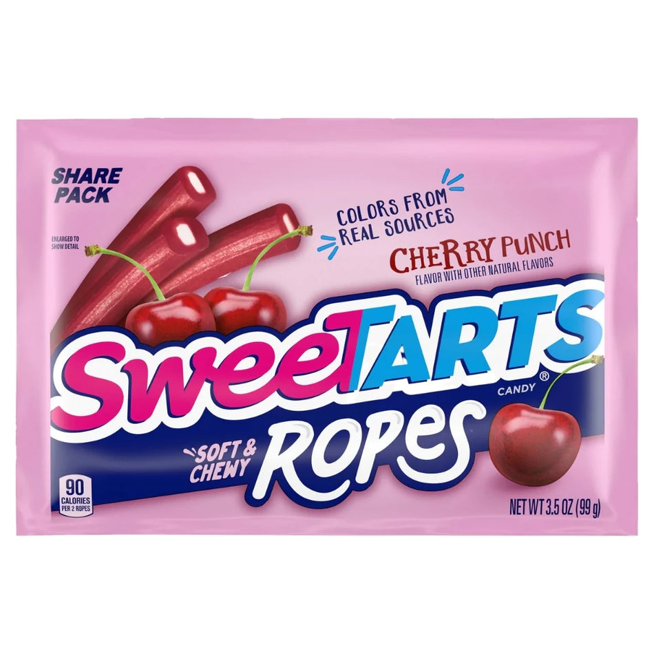 Sweetarts Ropes Cherry Punch Share Size - 99g *BB May 13 2026*