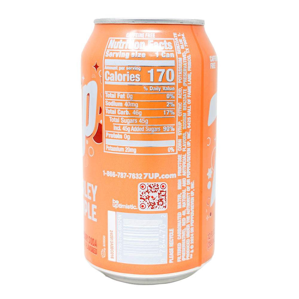 7up Shirly Temple Pomegranate & Cherry Drink - 355mL | Candy