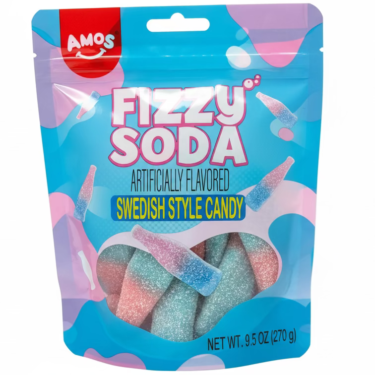 Amos Swedish Style Fizzy Soda - 9.5oz