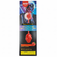 Amos TastySounds Audio Lollipop - Strawberry - 0.42oz Hip Hop Music