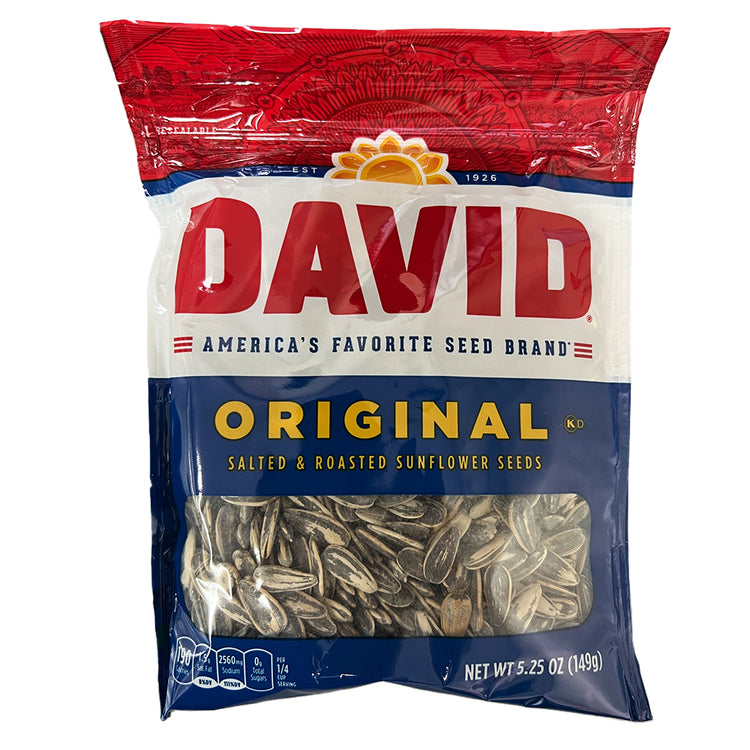 David Original Sunflower Seeds | Salted and Roasted – Candy Funhouse CA