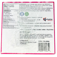 Barbie Candy Fan Nutrition Facts Ingredients- Candy Funhouse