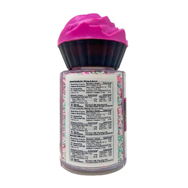 Barbie Triplet Sprinkles Nutrition Facts Ingredients- Candy Funhouse