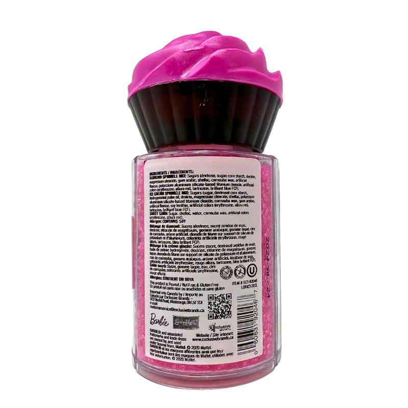 Barbie Triplet Sprinkles Nutrition Facts Ingredients- Candy Funhouse