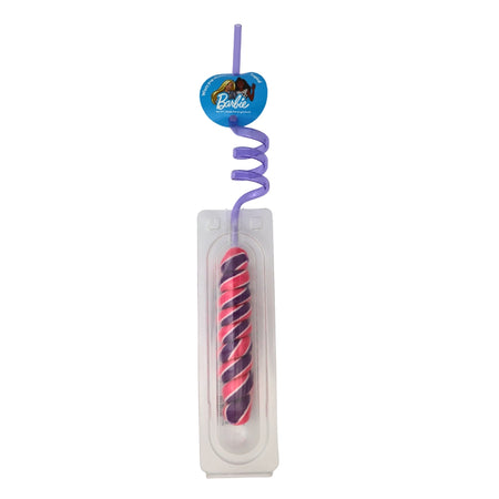 Barbie Wizzy Pop Straw Lollipop - Candy Funhouse