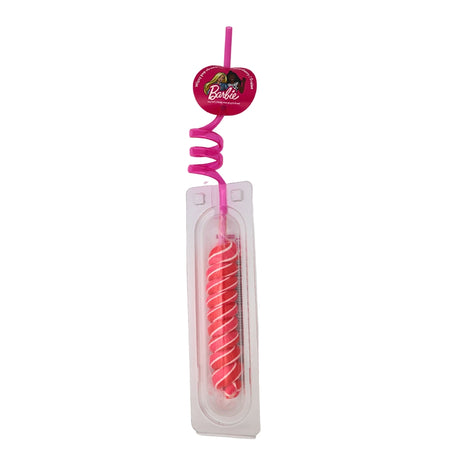 Barbie Wizzy Pop Straw Lollipop- Candy Funhouse