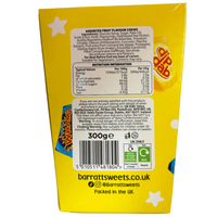 Barratt Favourites Chews - 300g Ingredients and Nutrition