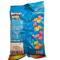 Bazooka Splashz Fruit Fiesta Chews (UK) - 120g Ingredients