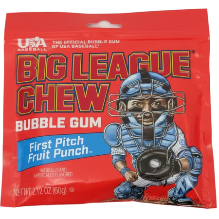 Big League Chew Fruit Punch Pouch - 2.12oz