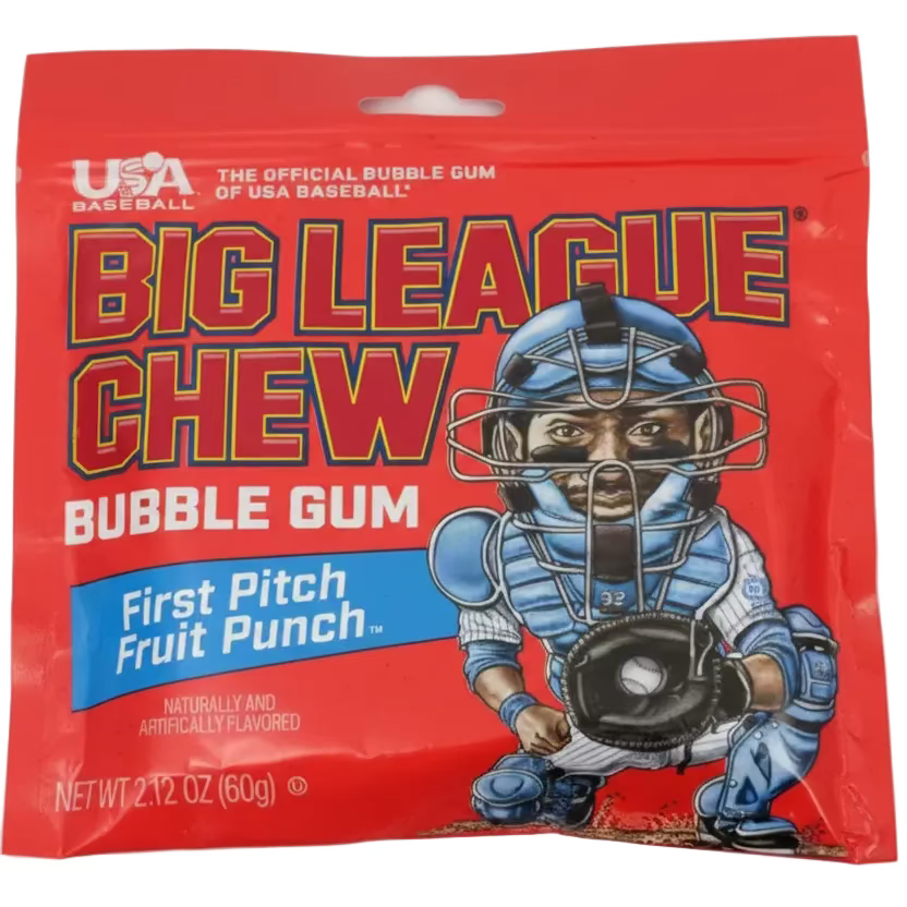 Big League Chew Fruit Punch Pouch - 2.12oz