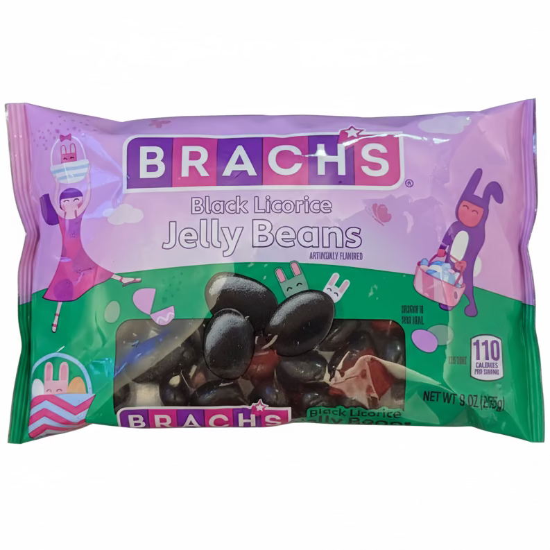 Brach's Black Licorice Jelly Beans - 9oz