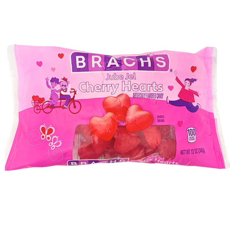 Brach's Cherry Hearts Jube Jel - 12oz