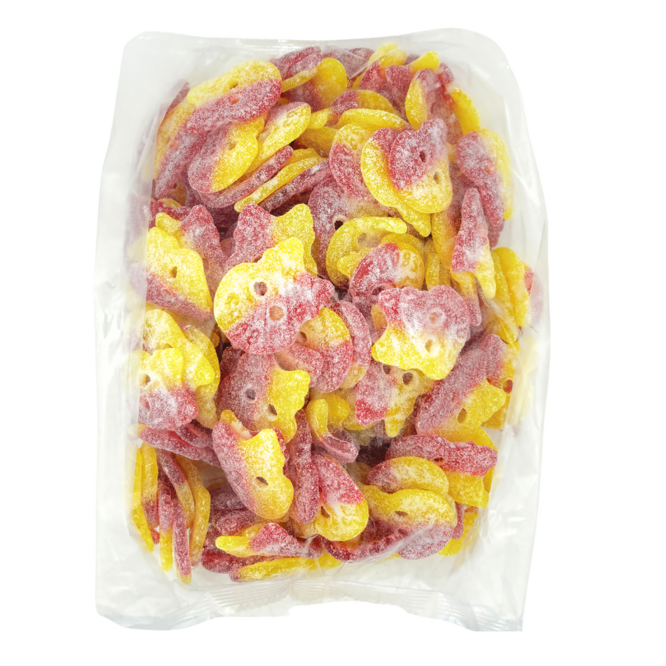 Bubs Sour Raspberry & Lemon Skulls (Sweden) - 3.2kg