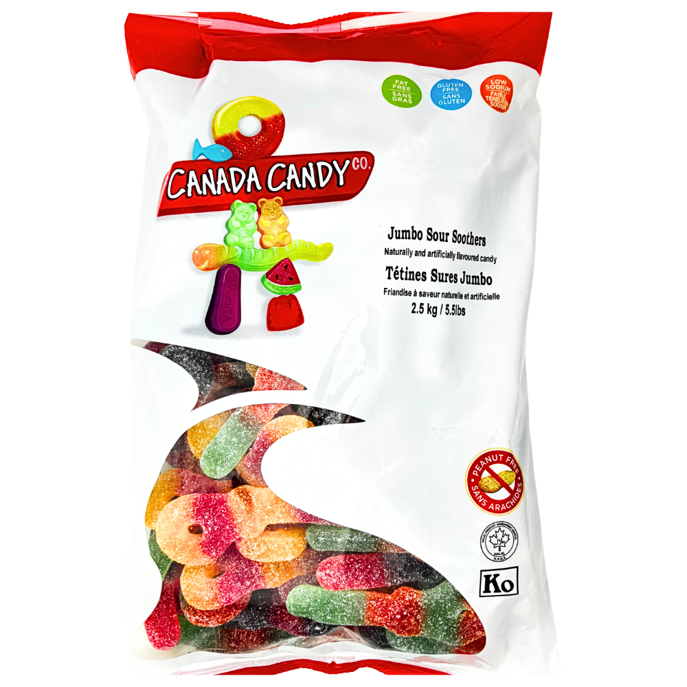 CCC Jumbo Sour Soothers Candy - 2kg