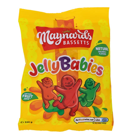 Maynards Bassetts Jelly Babies UK 165g Front