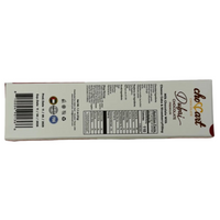 Choccart Dubai Chocolate Milk Chocolate with Cheese Cake & Strawberry Filling - 1.3oz ingredients