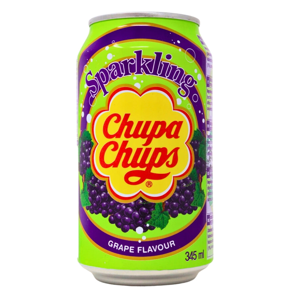 Chupa Chups Sparkling Grape - 345mL - Grape Soda Pop from Chupa Chups
